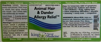 Image Of Label (Animal Hair)